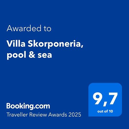 Villa Skorponeria, Pool & Sea Skroponeria Exterior photo
